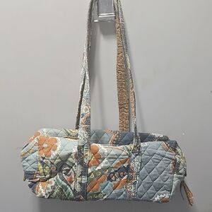 Quilted Floral Shoulder Bag